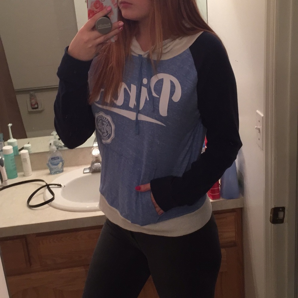 PINK lightweight hoodie!